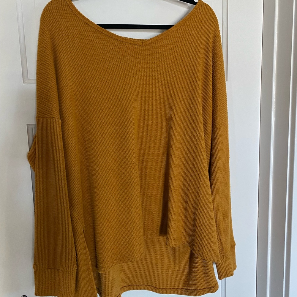 Long sleeve oversized shirt